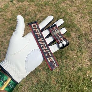 Off-White Mini Industrial Belt Anthracite/Red Apple Watch Strap/Band Classic …